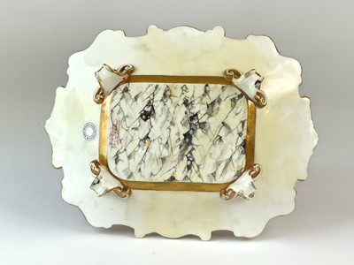 Lot 46 - A rare H&R Daniel fruit and flower basket, circa 1825-30