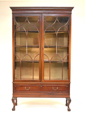 Lot 134 - The Daniel Cabinet: A 19th century mahogany glazed display cabinet