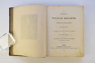 Lot 1020 - HOGARTH, William, Works, 2 vols 4to, 1833/Lady's magazine 1794/ Lear, Book of Nonsense 1895 and other children's books