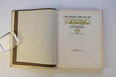 Lot 1027 - SWINBURNE, Algernon Charles, The Springtide of Life. 4to, William Heinemann, 1918.
