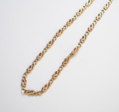 Lot 95 - A 9ct gold chain necklace