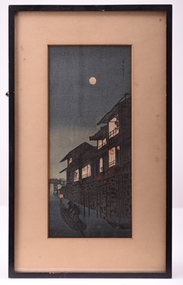 Lot 121 - A set of seven Japanese block prints with two other similar