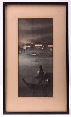 Lot 121 - A set of seven Japanese block prints with two other similar