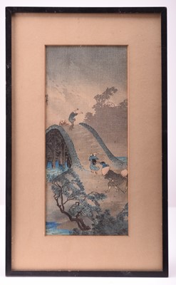 Lot 121 - A set of seven Japanese block prints with two other similar