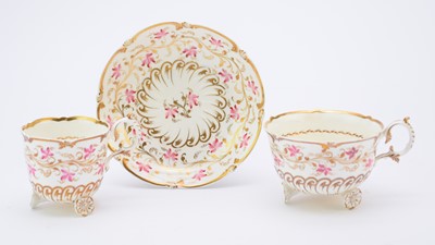 Lot 48 - H&R Daniel 'C-Scroll' trio, circa 1827