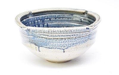 Lot 236 - Michael 'Mick' Casson (British, 1925 - 2003) Salt-glaze bowl with everted lips