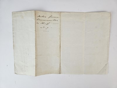 Lot 19 - Sailing Orders from Edward Pellew to William Hoste, 1812