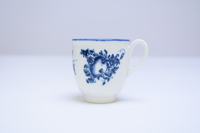 Lot 179 - Rare Caughley 'Stalked Fruit' coffee cup, circa 1775-78