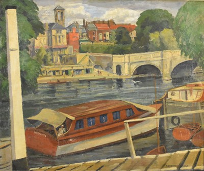 Lot 442 - Frank Runacres (1904-1974) Riverside Town