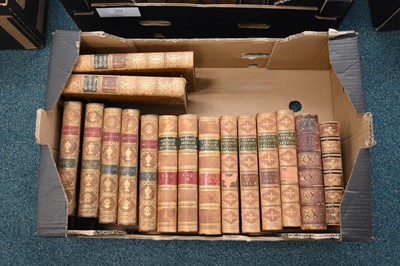 Lot 1076 - SMOLLETT, T, History of England, 5 vols 1796. Full calf. With WOOD, J G, Illustrated Natural History, 3 vols 1874-76