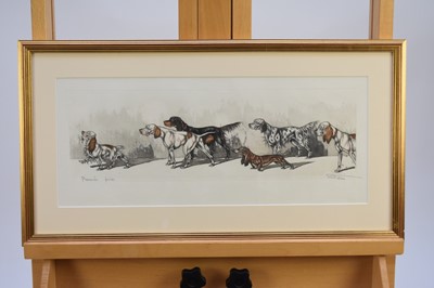 Lot 421 - Boris O'Klein (1893-1985) Five Comical Dog Prints