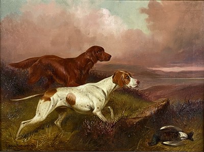 Lot 234 - Colin Graeme (1858-1910) Pair of Hunting Scenes with Pointers and Setters