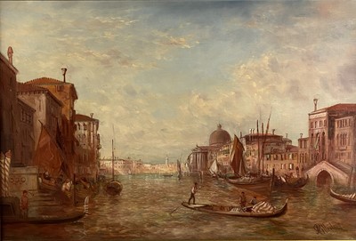 Lot 226 - Alfred Pollentine (1836-1890) The Grand Canal, Venice