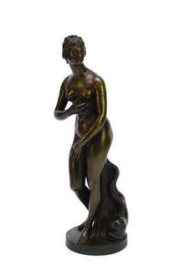 Lot 501 - A bronze figure of Aphrodite after the antique