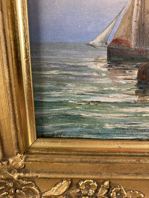 Lot 230 - William Anslow Thornley (active 1858-1898) Pair of Seascapes