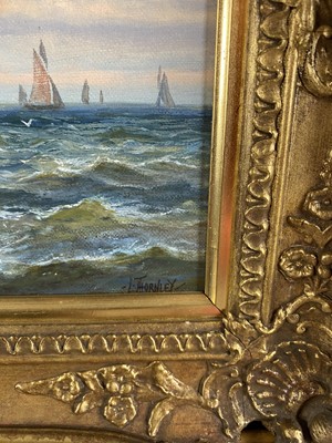 Lot 230 - William Anslow Thornley (active 1858-1898) Pair of Seascapes