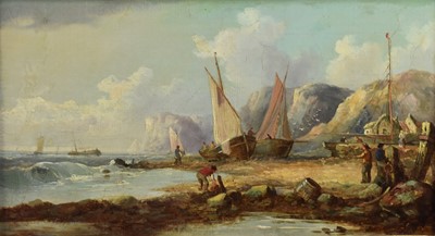 Lot 341 - British School (19th Century) Coastal Scene