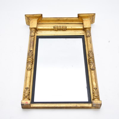 Lot 580 - A William IV gilt gesso pier mirror