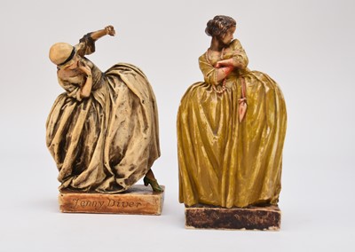 Lot 505 - Agatha Walker, two theatrical figures from 'The Beggar's Opera'