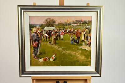 Lot 383 - John Haskins (b.1938) Point to Point