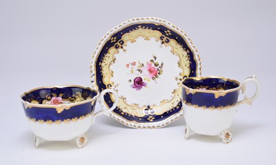 Lot 114 - H&R Daniel teacup, coffee cup and a matched saucer