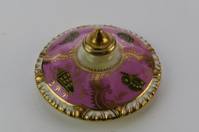 Lot 73 - A H&R Daniel teapot, sucrier and matching teacup and saucer