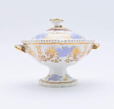 Lot 59 - H&R Daniel - A Dessert cream bowl with cover, circa 1825