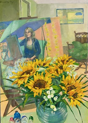 Lot 25 - Beverley Fry (b.1948) Studio Flowers