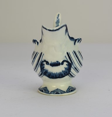 Lot 202 - A Derby porcelain dolphin cream boat, circa 1770