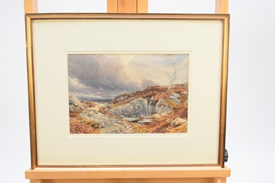 Lot 410 - Thomas Collier (1840 - 1891) Sheep on a Rocky Path