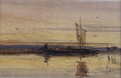 Lot 266 - David I Cox (British 1783 - 1859) Two Watercolours, Twilight and Daytime