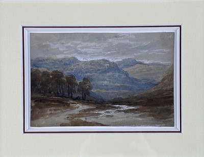 Lot 258 - Attributed to David I Cox (British 1783 - 1859) Welsh Landscape