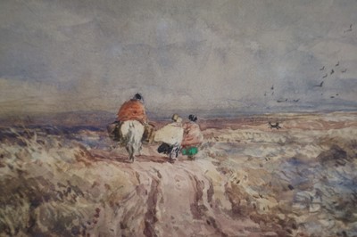 Lot 283 - David Cox(1783 - 1859) Crossing the Moor