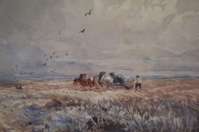 Lot 283 - David Cox(1783 - 1859) Crossing the Moor