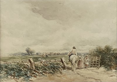 Lot 274 - David I Cox (British 1783 - 1859) Going to the Hayfield