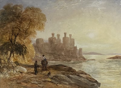 Lot 270 - Attributed to David I Cox (British 1783 - 1859) Conway Castle