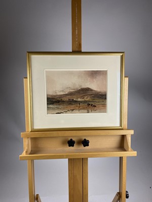 Lot 288 - Peter de Wint (1784 - 1849) Landscape with Horses Grazing Beside a River