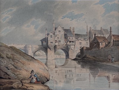 Lot 289 - Thomas Hearne (1744 - 1817) Elvet Bridge, Durham