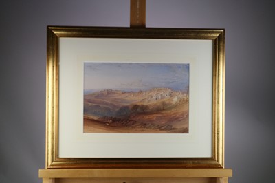 Lot 282 - William Leighton Leitch (British 1804 - 1883) Bethlehem, Evening after Harvest