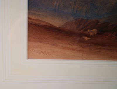 Lot 282 - William Leighton Leitch (British 1804 - 1883) Bethlehem, Evening after Harvest