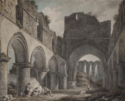 Lot 292 - Michael Angelo Rooker (1743- 1801) Buildwas Abbey, Shropshire