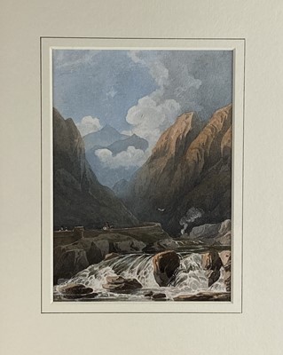 Lot 286 - John Varley (British 1778 – 1842) Pont Aberglaslyn, North Wales