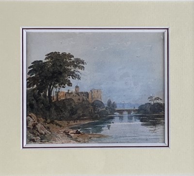 Lot 260 - John Varley (British 1778 – 1842) Riverview with Castle