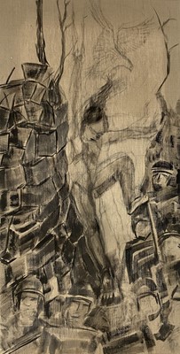 Lot 62 - Beverley Fry (b.1948) The Ravine