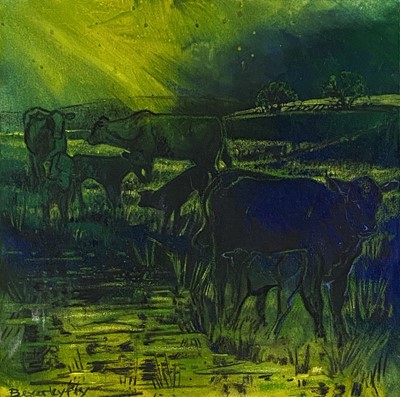 Lot 23 - Beverley Fry (b.1948) To a Green Thought in a Green Shade