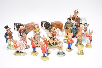 Lot 324 - Beswick and Royal Doulton including Lord of the Rings and Bunnykins