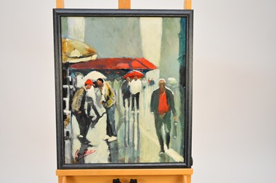 Lot 461 - David Coulter (British 20th-21st Century) Manchester Street Scene