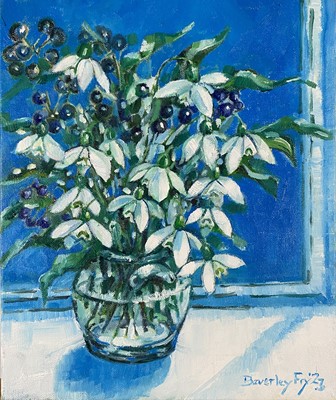 Lot 42 - Beverley Fry (b.1948) Winter Snowdrops