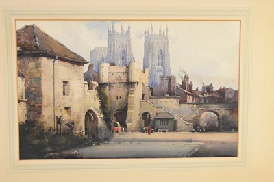Lot 402 - Noel Henry Leaver (1889-1951) York Minster from Bootham Bar