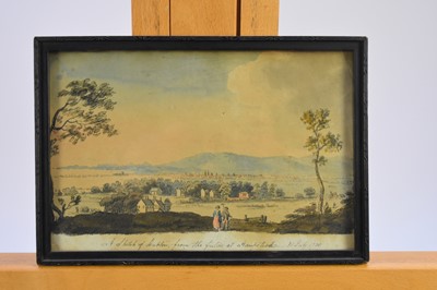 Lot 403 - Irish School (18th century) Dublin from the fields of Hampstead, 31 July 1789